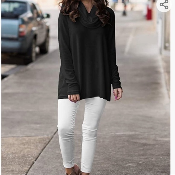 Nordstrom | Sweaters | Nordstrom Rack Black Sweater Cowl Neck Small  Nordstrom | Poshmark